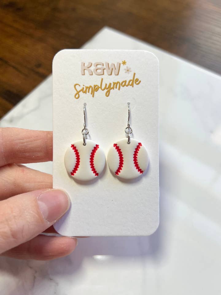 Baseball Dangle for wholesale by K&W Simply Made