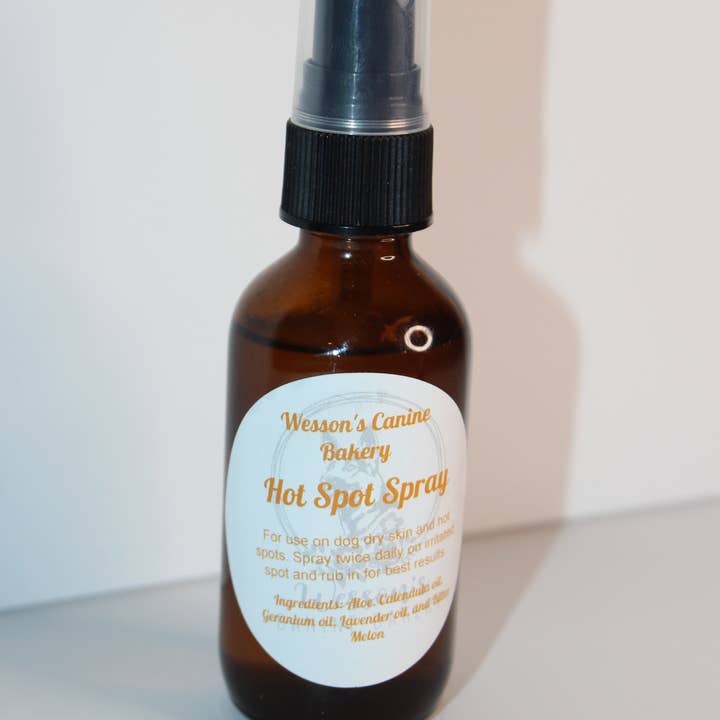 Hundespray gegen Hot Spots für den Großhandel von Wesson's Canine Bakery