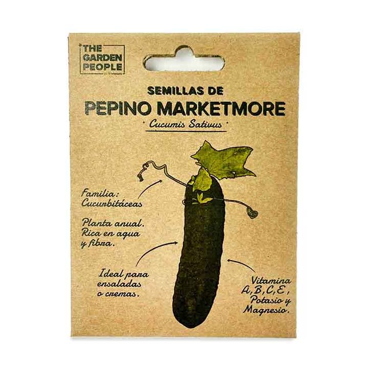 Pack of green Long CUCUMBER seeds (1u - 1g) for wholesale by JARDIN Y NATURA OUTDOOR & GARDEN PRODUCTS SL