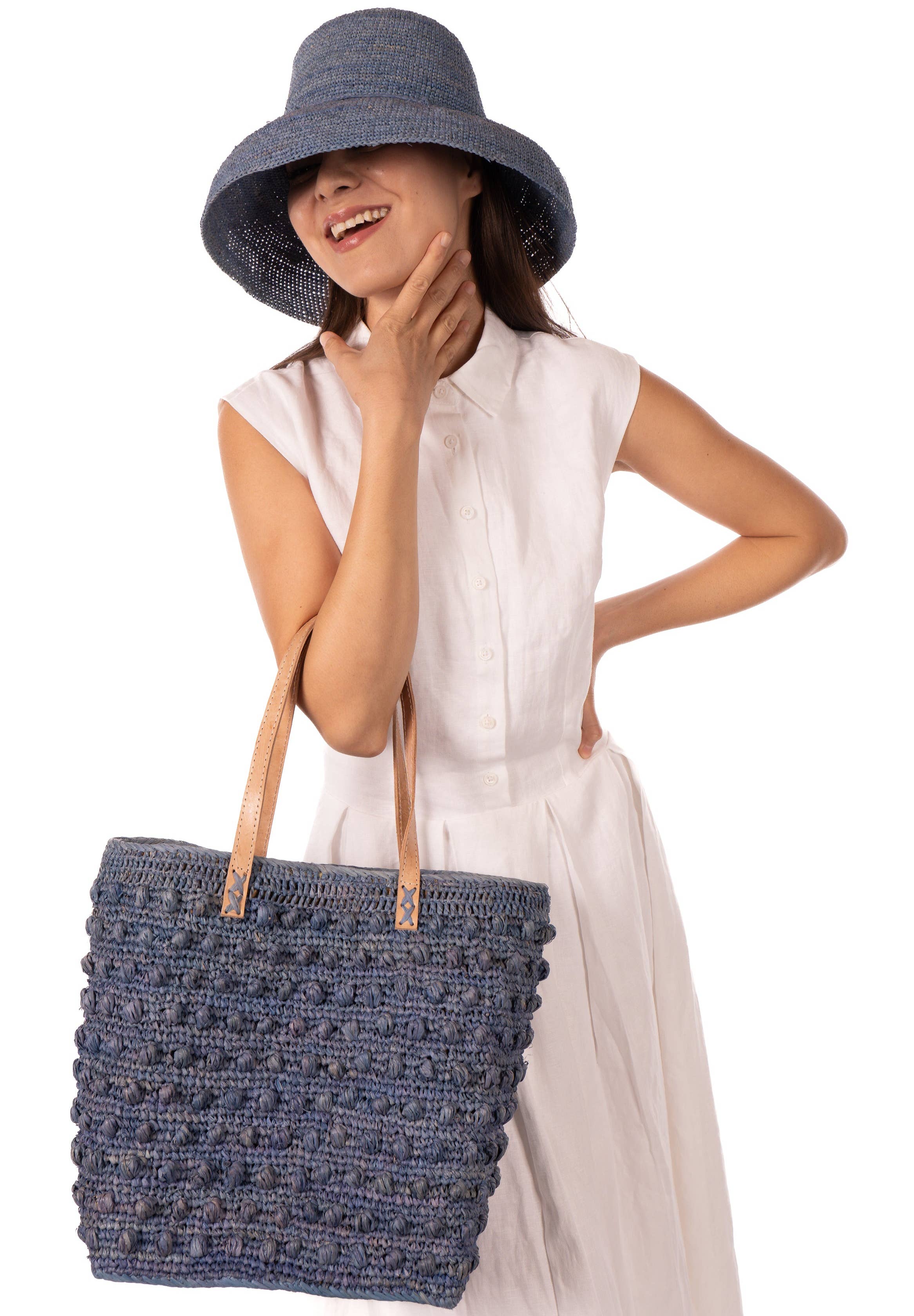 Shebobo - Wholesale Straw Hat - Women's - Leor 3" Brim Crochet Straw Sun Hats6