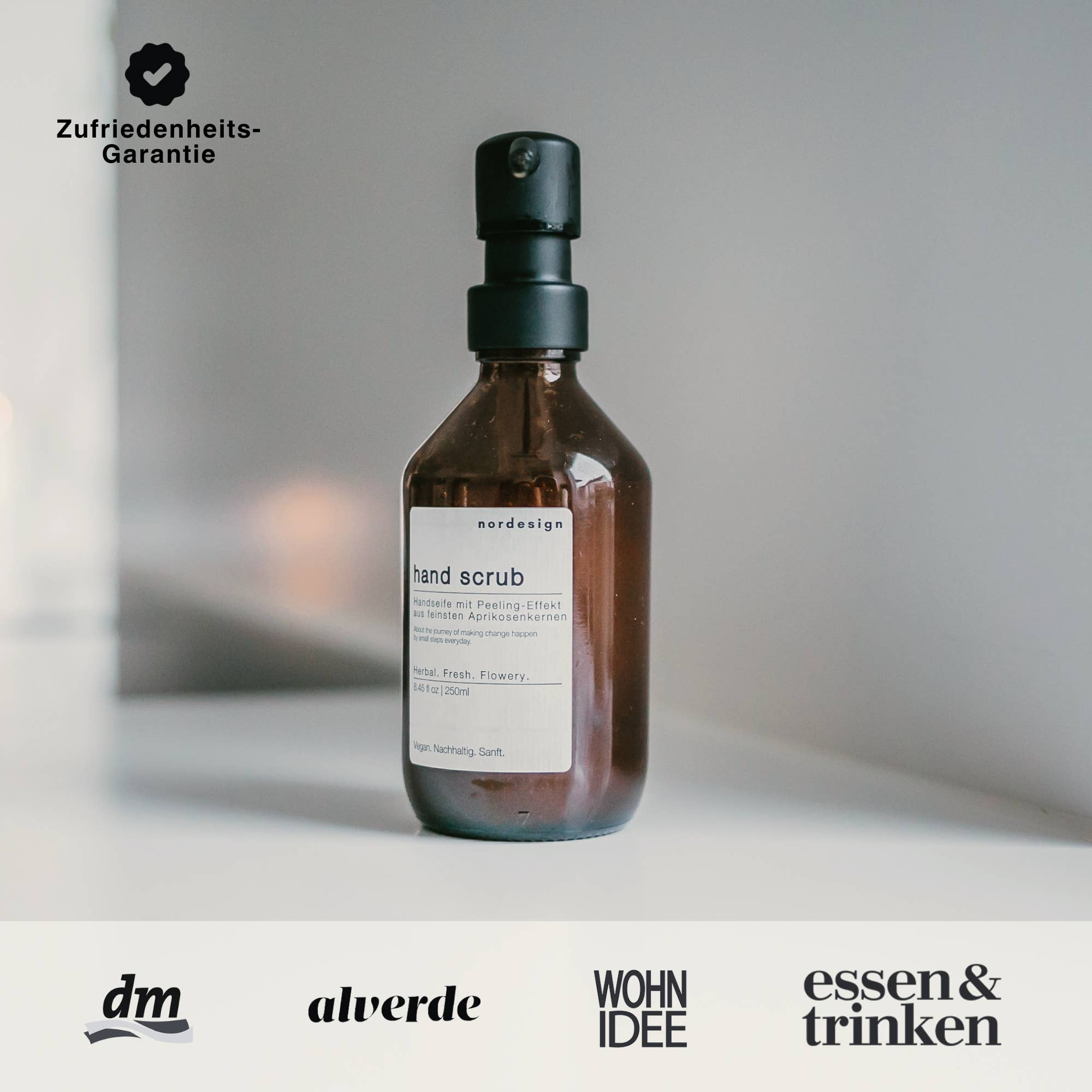 nordesign - Vente Savons/lotions pour les mains - Savon pour les mains (250 ml) - Avec effet léger de gommage1