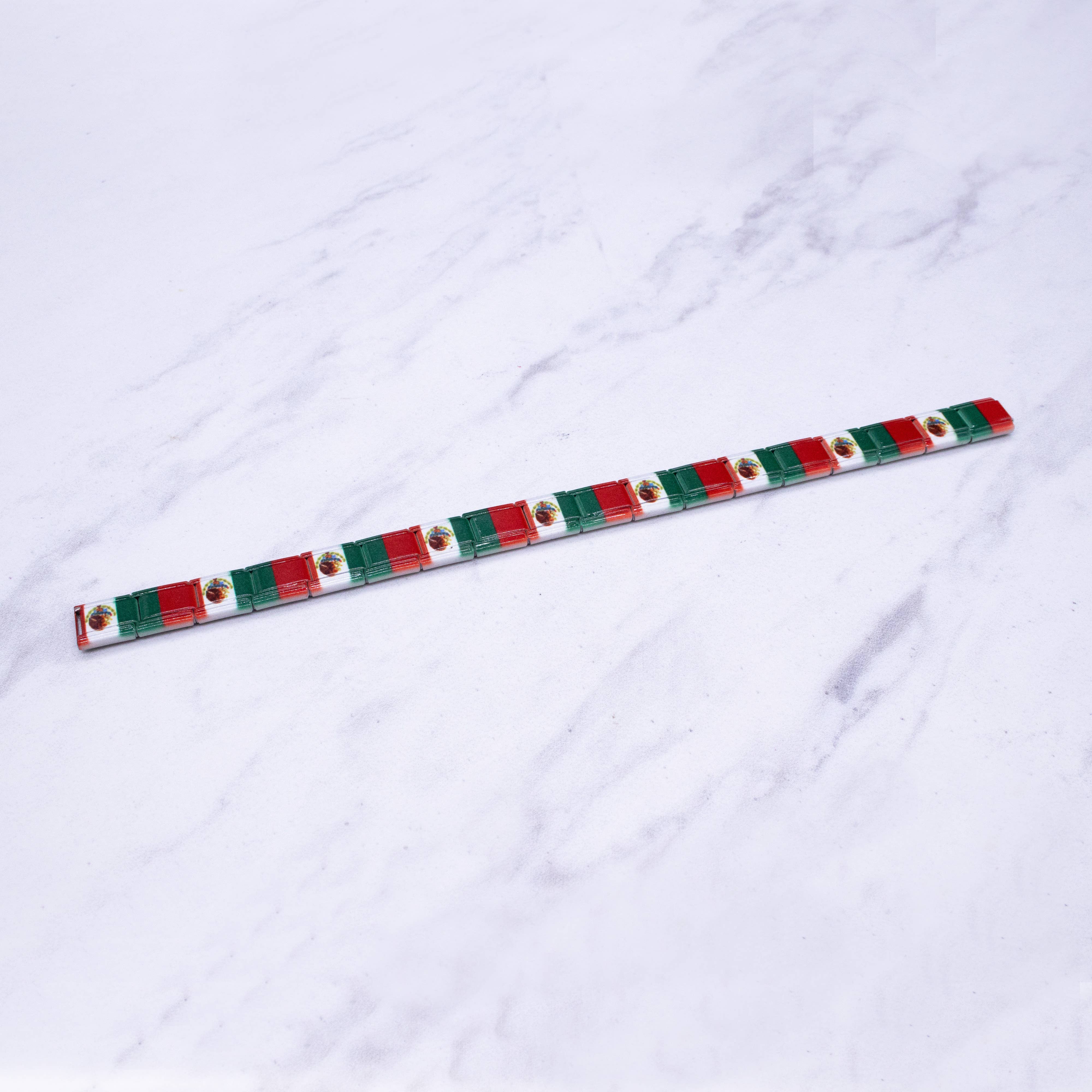 Natalia - Wholesale Charm/Dangle Bracelet - Italian Charm Bracelet Flags - Link Jewelry48