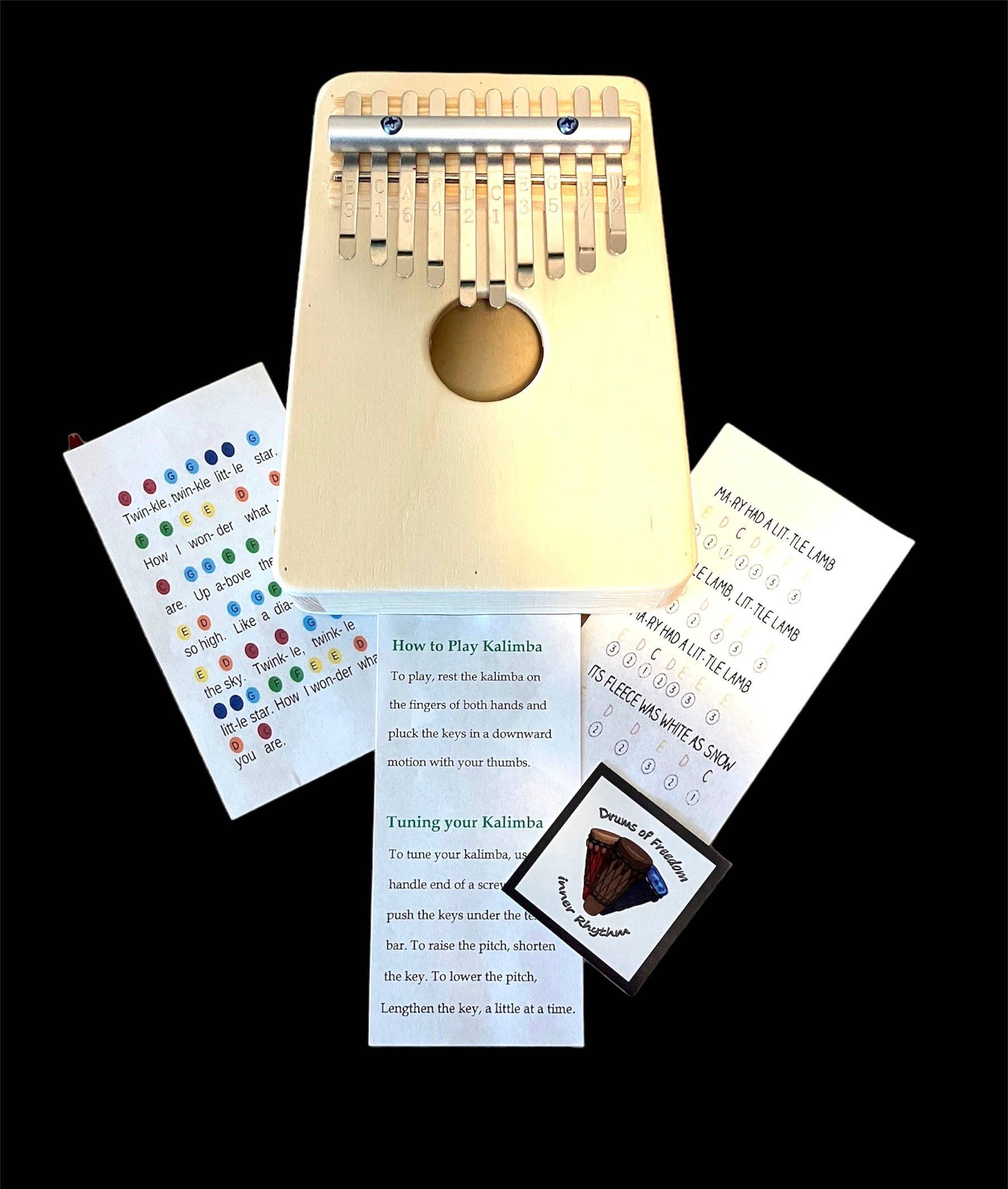 inRhythm - Wholesale Musical Toy - Kids & Baby - Kalimba DIY Thumb Piano Mbira Montessori Music Child Gift7