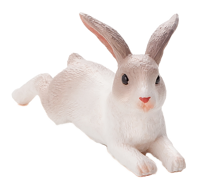 Mojo - Wholesale Figurine Toy - Kids - Mojo Rabbit Lying Animal Figurine0