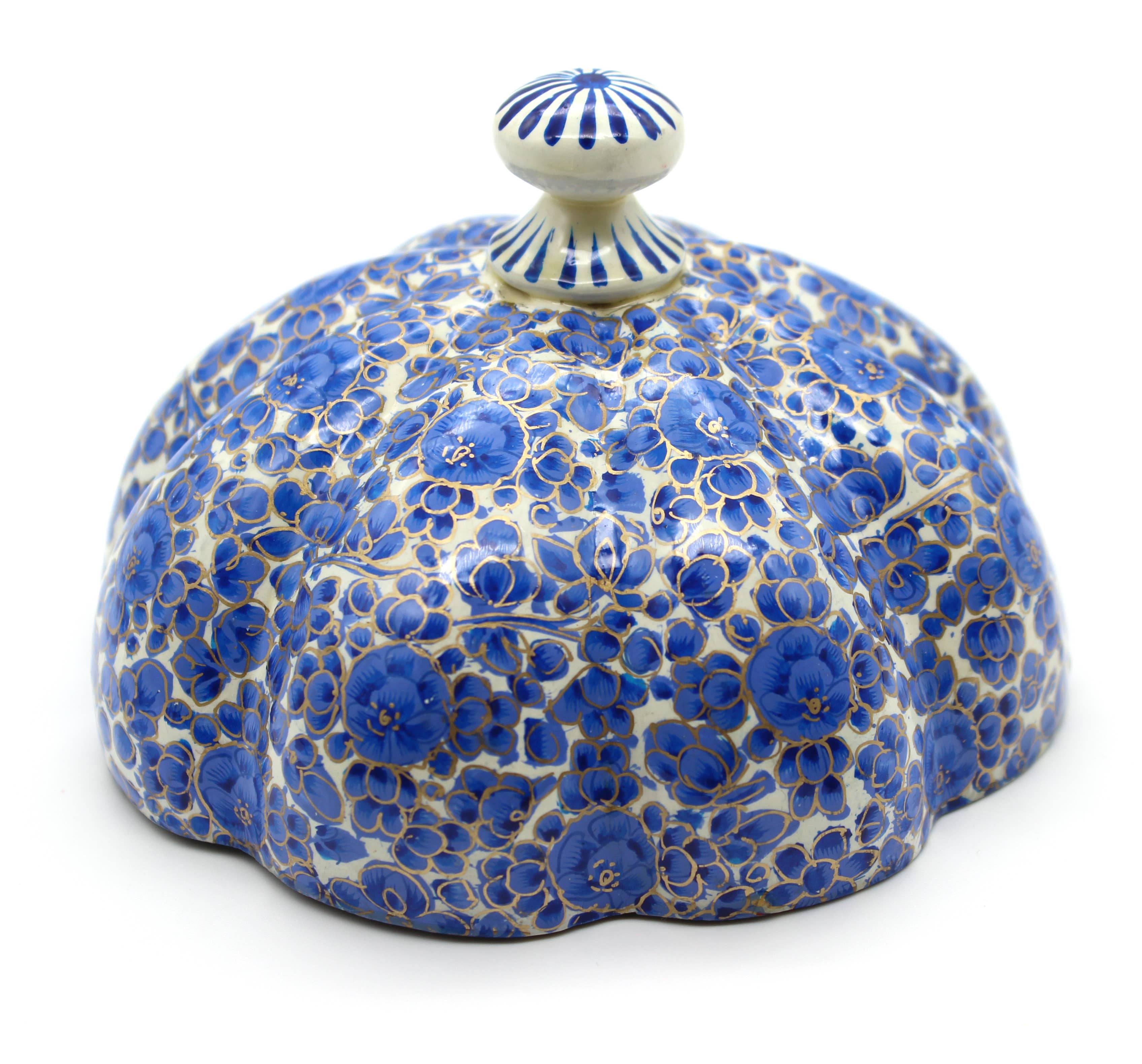 Blue Planet Traders – wholesale Decorative box – Papier-mâché Pumpkin Box - Case of 61