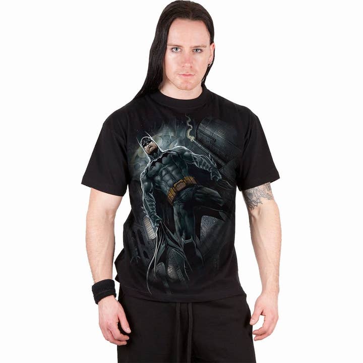 Spiral - Venta al por mayor Camiseta estampada - Unisex - Camiseta Batman - LLAMADA DEL CABALLERO - Negra