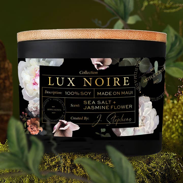 Lux Noire - Sale marino + fiore di gelsomino per la vendita all'ingrosso da parte di Artful Scents