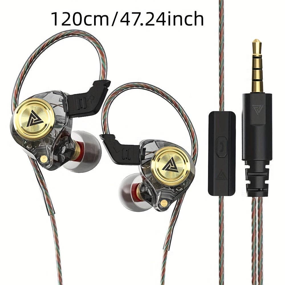 Modpopdeco – Engroshandel Hovedtelefoner – AK3 FiLe Højopløsnings In-Ear Hovedtelefoner med Levende Farvedesign Fortryllende Subwoofer Støjreduktion Krystalklar Lyd Holdbar Plast Gaming Musik Monitor Kablede Ørepropper med Mikrofon til Opkald1