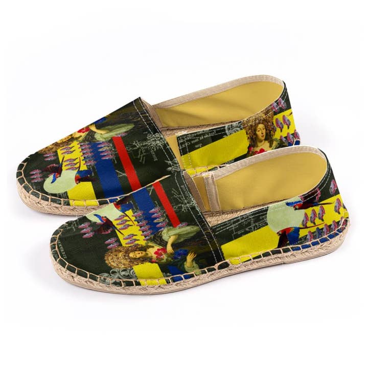 THE FLOWERS OF THE QUEEN Unisex All Over Print Espadrilles for wholesale by Bønes and Balløøns