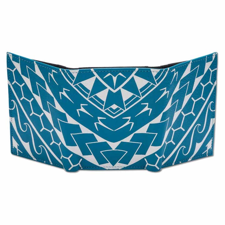 NA KOA - Wholesale Wallet - Men's - Polynesian tattoo trifold wallet - Art: "Manu" by Eugene Ta'ase20