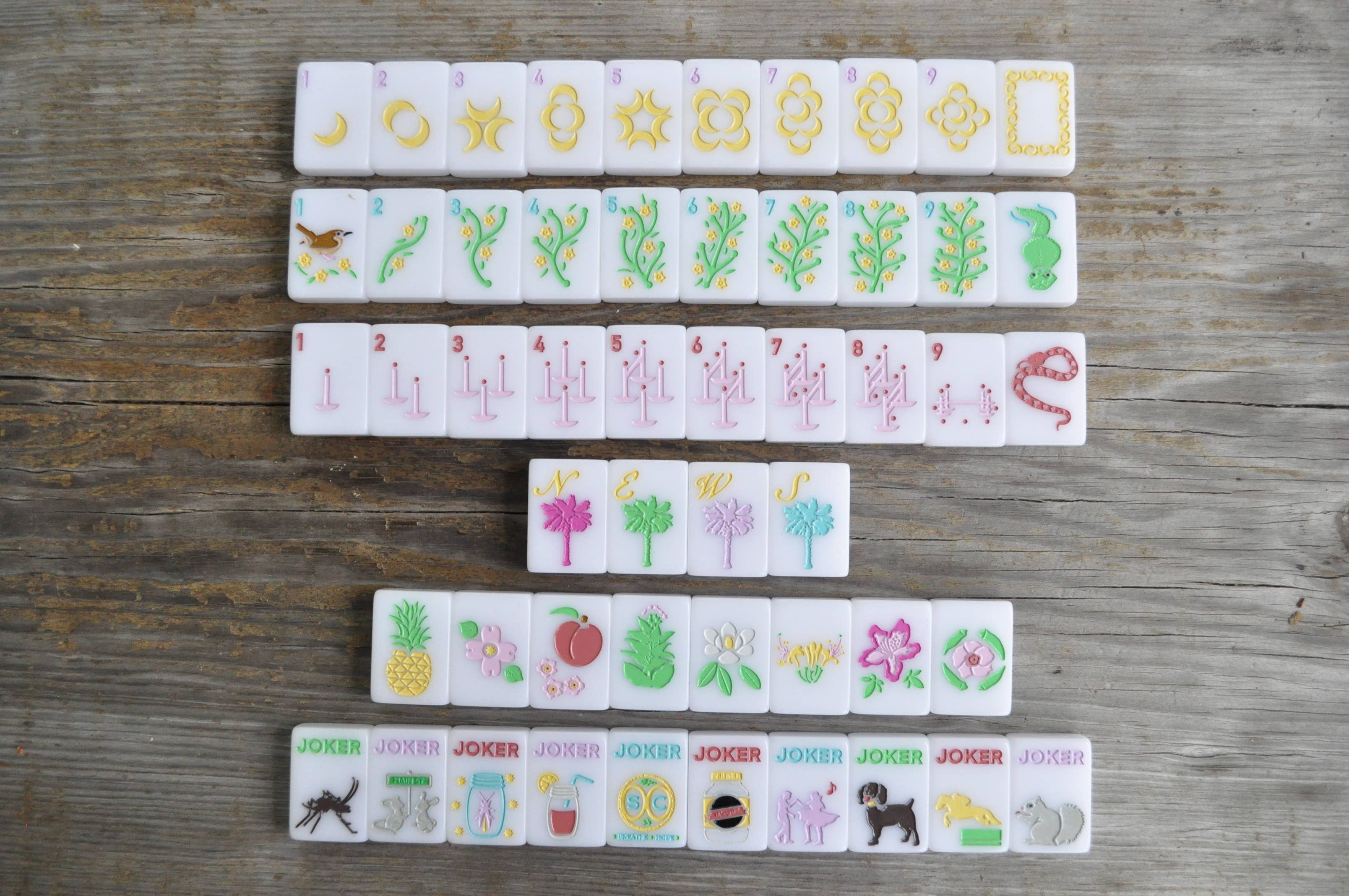 Middle & Main Mahjong - Wholesale Board Game - "Palmetto Tiles" SC Inspired Mahjong Set 2