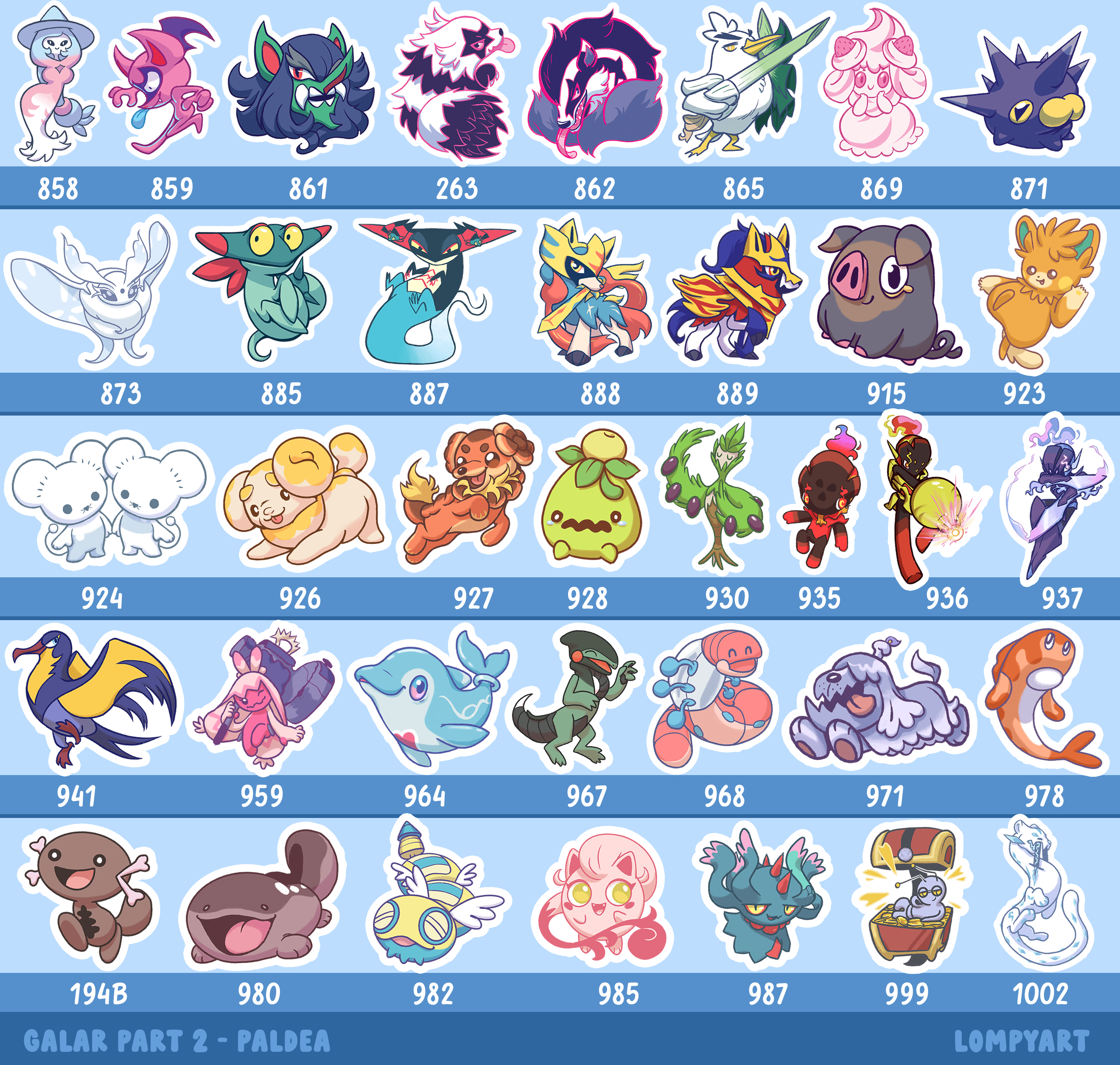 LompyArt - Wholesale Bookmark - Pokemon Magnetic Bookmark9