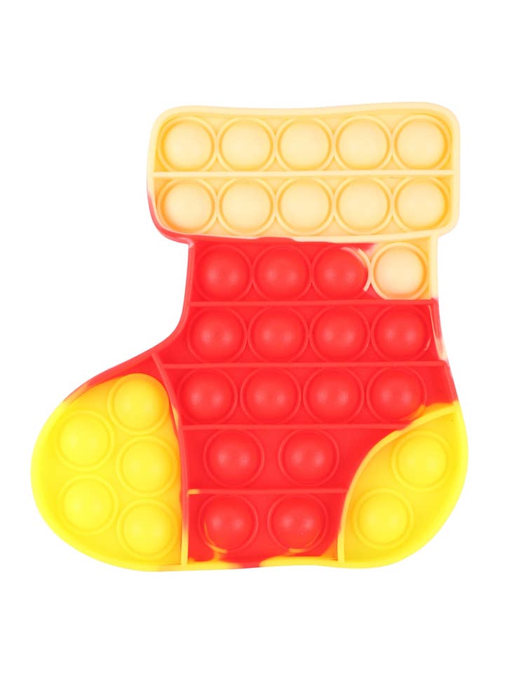Jouet sensoriel et anti-stress Pop Fidget — Sock Shape pour la vente par MYS Wholesale Inc