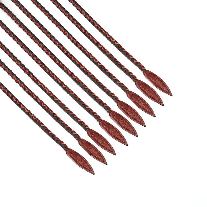 Liebe Seele - Vendita all'ingrosso Sex toy - Frusta Cat O Nine Tails in pelle rossa e nera4