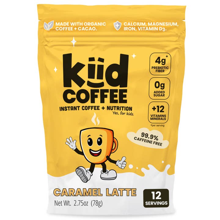 Kiid Coffee - Wholesale Instant Coffee/Espresso - Kiid Coffee Organic Latte + Instant Nutrition Drink For Kids