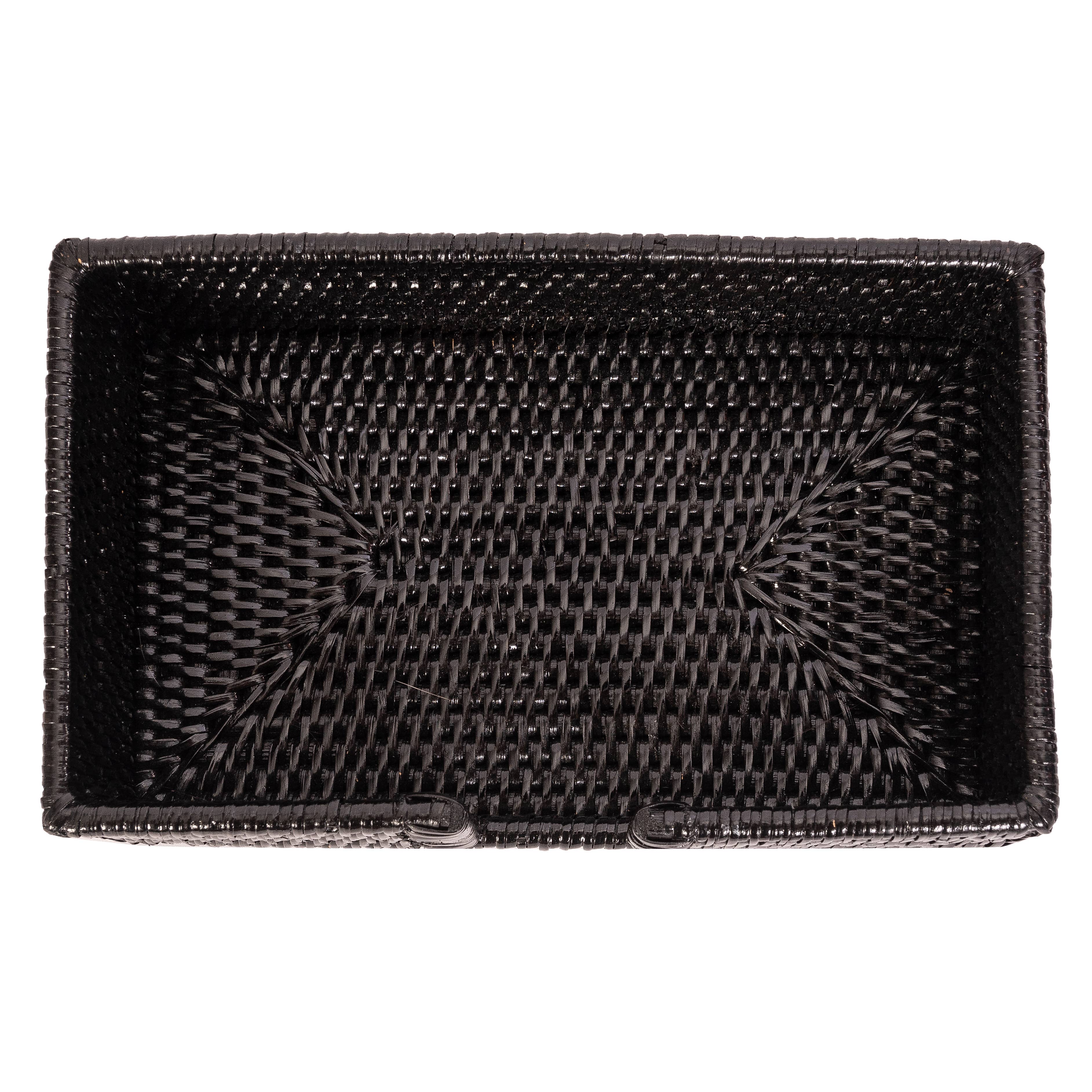 Artifacts Trading Company – wholesale Napkin holder – Rattan Guest Towel Holder with Cutout – Napkin Tray1