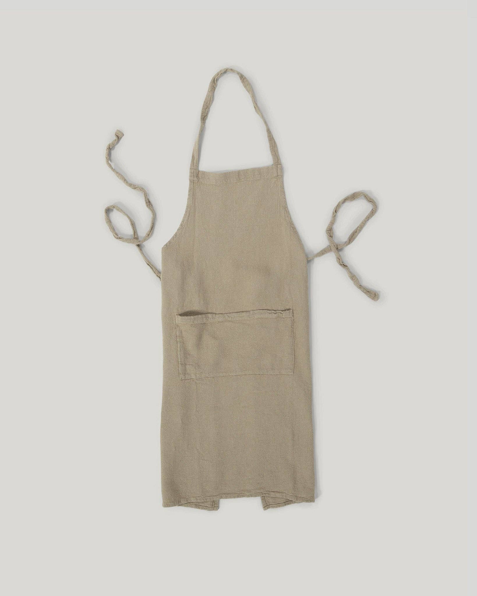 Maison Masarin - Wholesale Apron - Classic french raw linen apron10