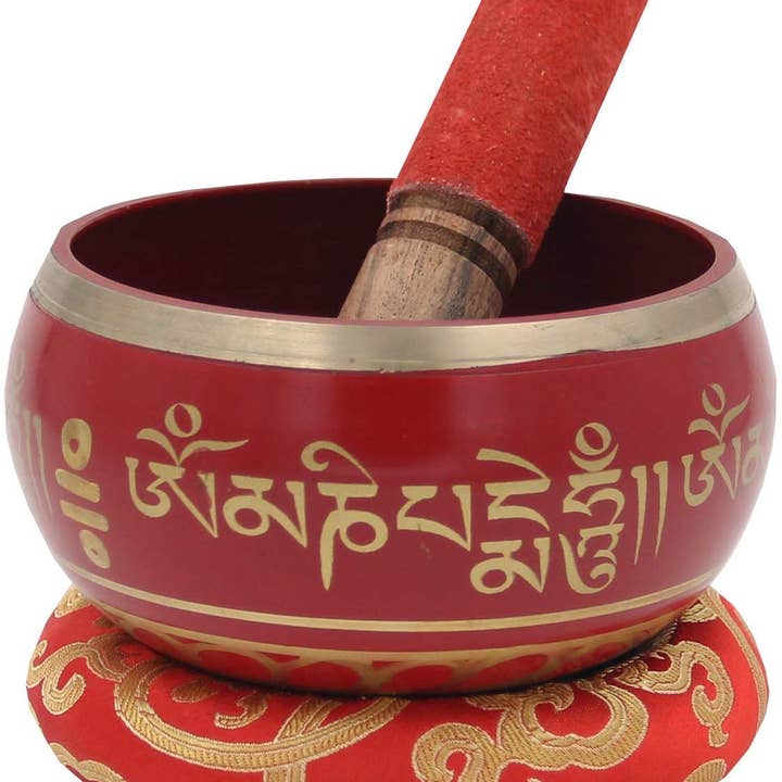 Lungta Imports - Vente Accessoire de méditation - Grand bol chantant tibétain Om Mani5
