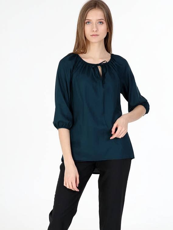 Clarice Peasant Blouse voor wholesale door Wear & Smile