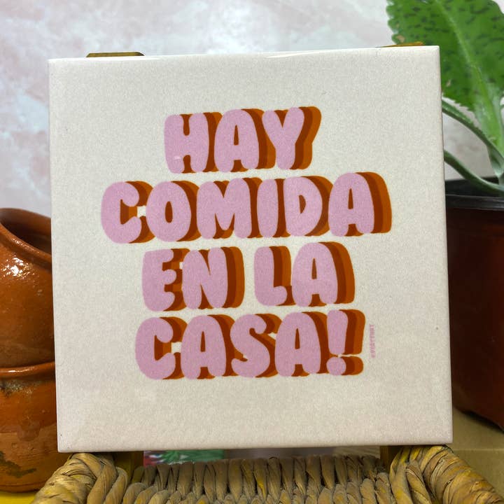 Very That - Wholesale Coasters - Hay Comida en la Casa Tile / Coaster0