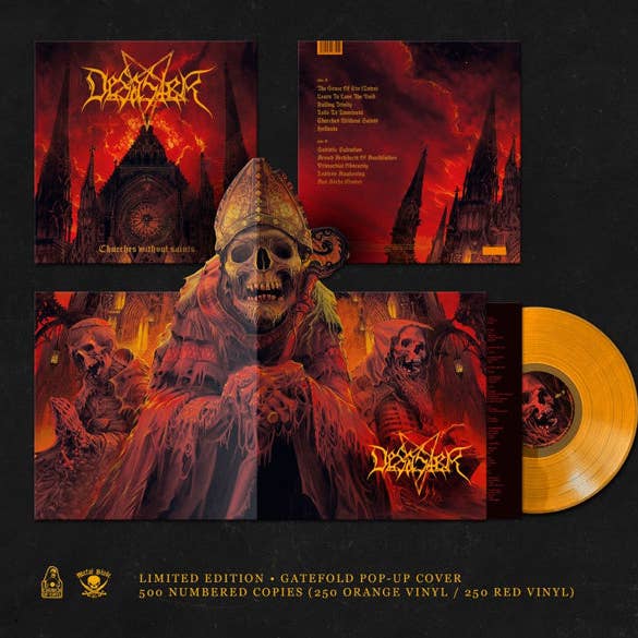 Desaster LP - Églises sans saints (Édition limitée avec pochette dépliante) pour la vente par ROCK INDUSTRIES EUROPE LIMITED