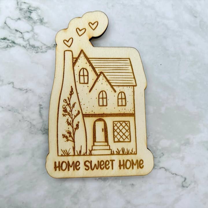 Personlig graverad huspresentkorthållare, inflyttningsgåva, presentkorthållare, nytt hem, Home Sweet Home för wholesale av Resplendent Aurora