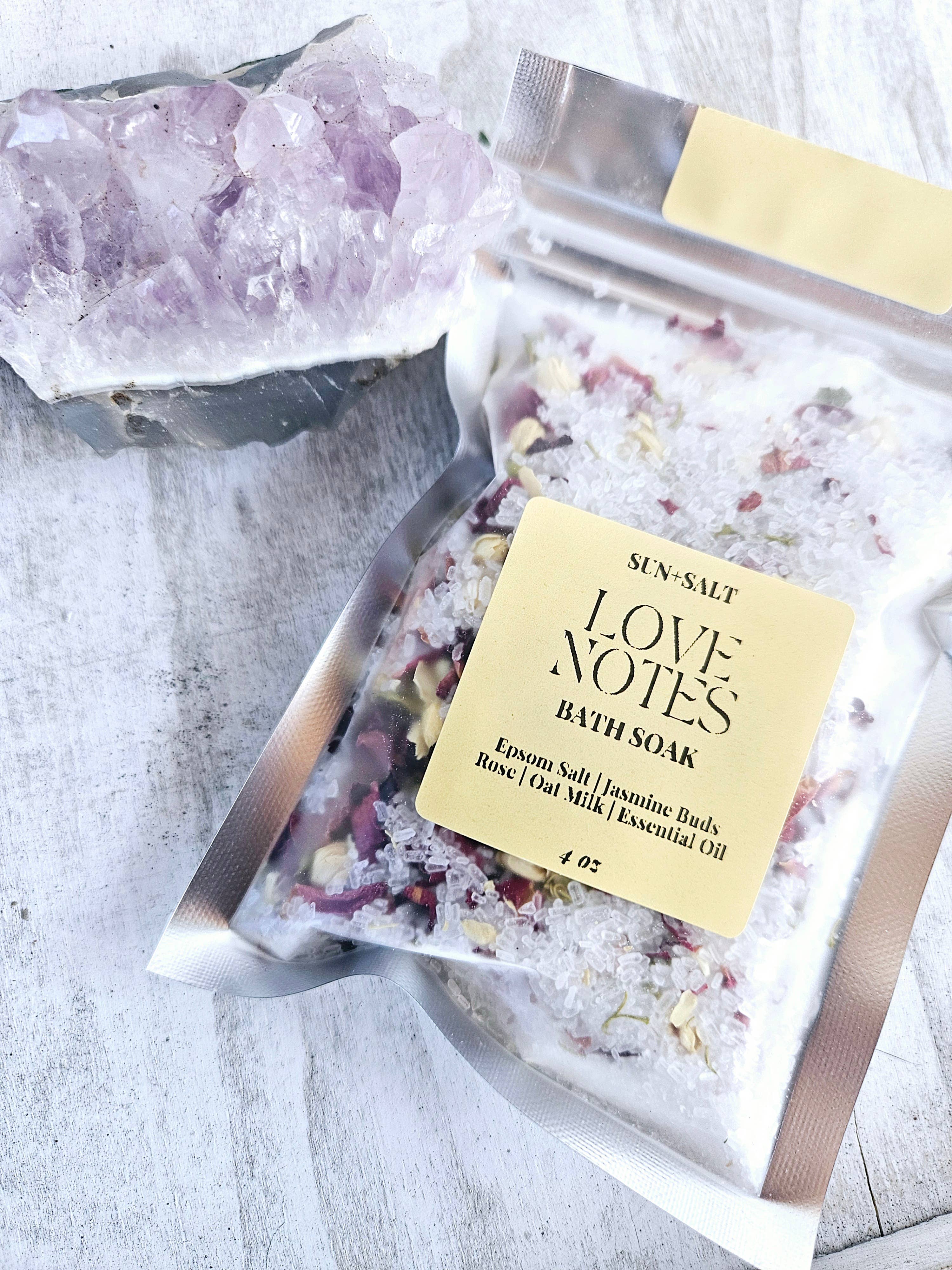 Lux&Lou - Wholesale Bath Soak/Milk - Love Notes Bath Soak - Bath Salt1