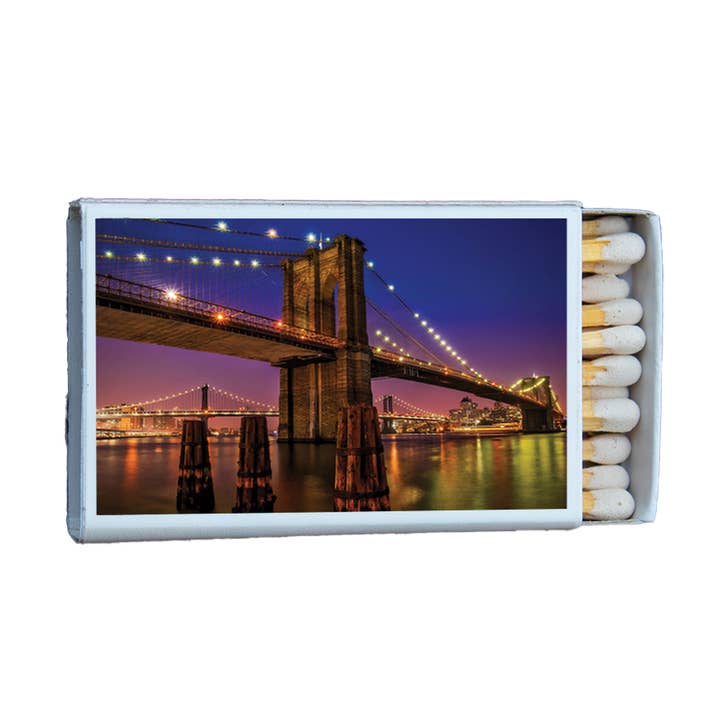 Fósforos da Ponte de Brooklyn • Caixa de Fósforos para Decoração de Casa • Vela Acc por atacado de Most Amazing