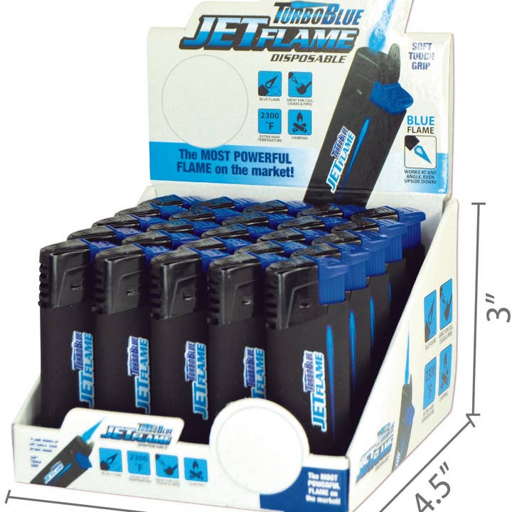 Novelty Brands - Wholesale Lighter - TORCHBLUE JET FLAME LIGHTER 25 PIECES PER DISPLAY