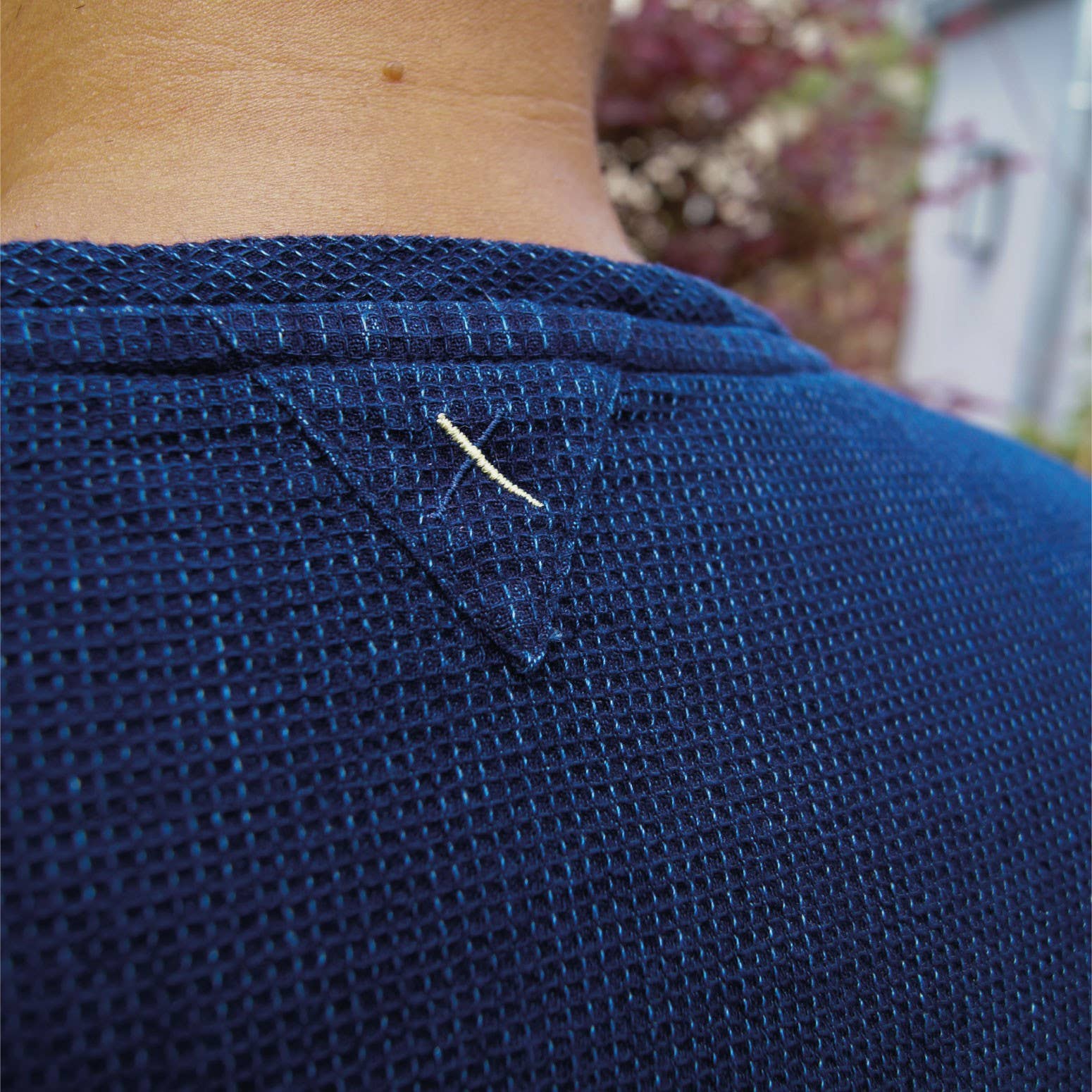 Pyque – wholesale T-shirt – Herr – Mörk indigoblå t-shirt i denim3