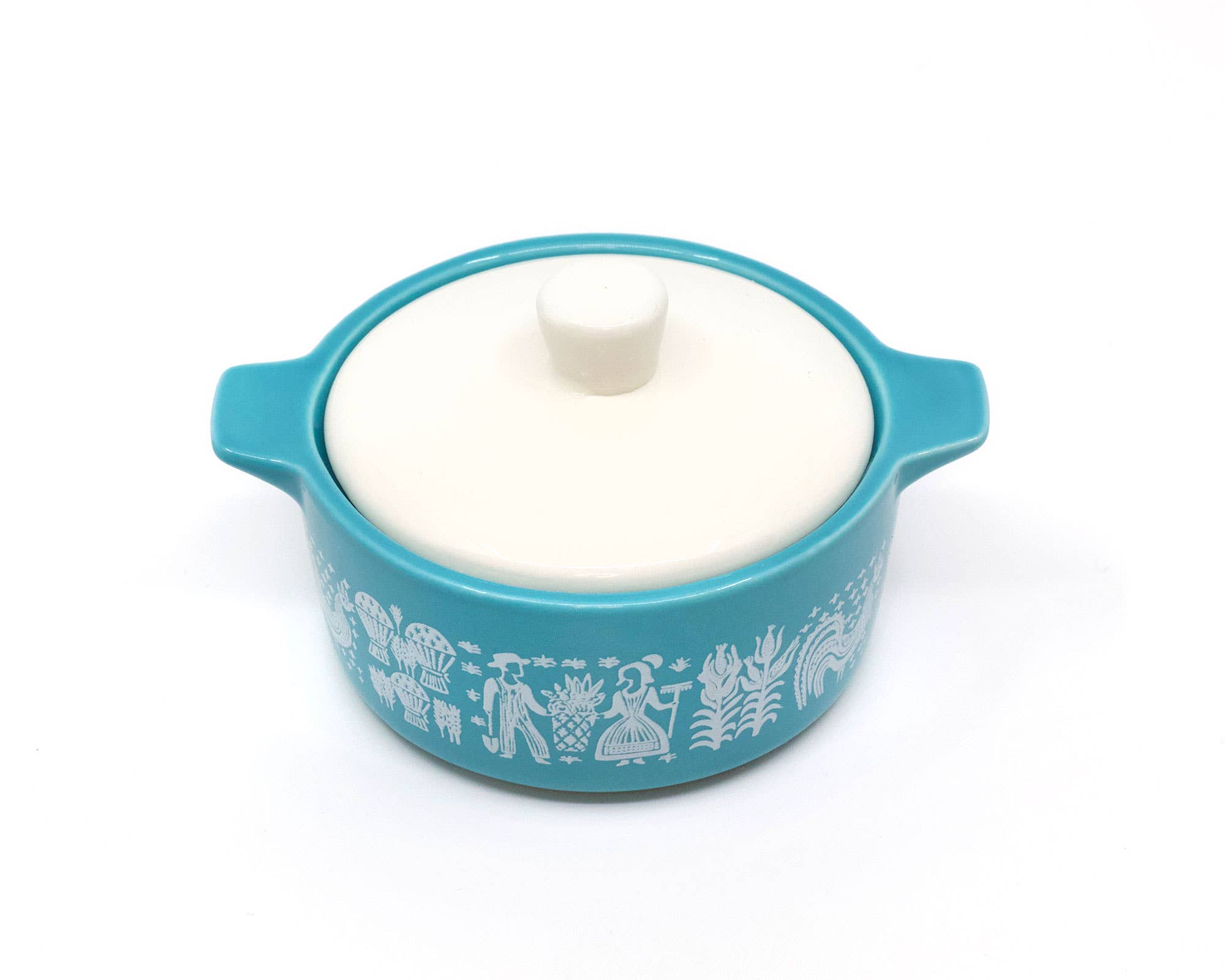 Twinkltoast - Wholesale Jewelry Dish - Pyrex-Inspired Butterprint Casserole Ceramic Trinket Box1