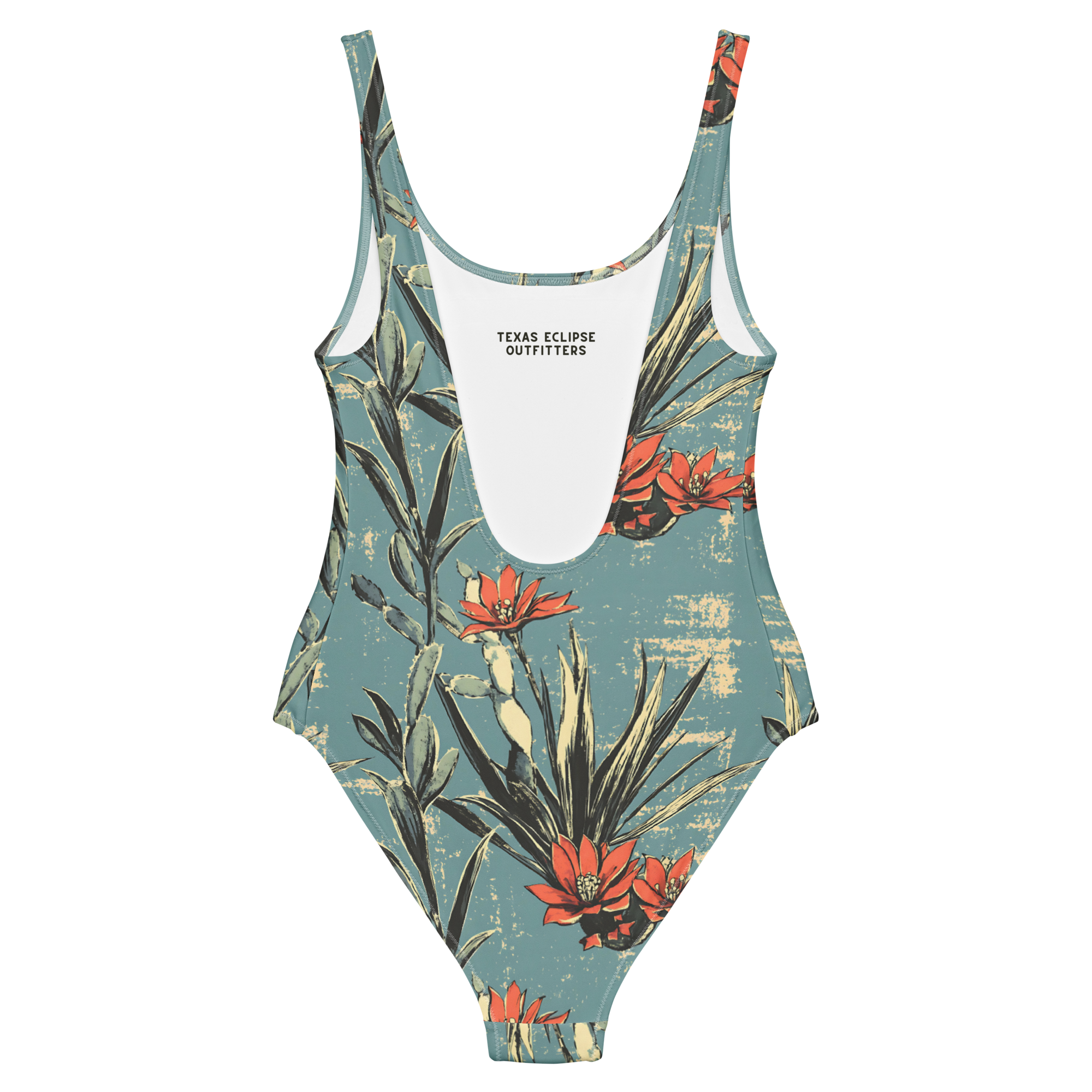 Texas Eclipse Outfitters – wholesale One-piece swimsuit – Women’s – Cactus Aloha: Prickly Pear Blossom One-Piece Swimsuit1