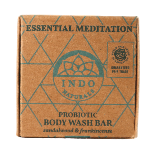 Indo Naturals – Engroshandel Sæbestykke – Essential Meditation kropsvask - probiotisk sæbestykke2