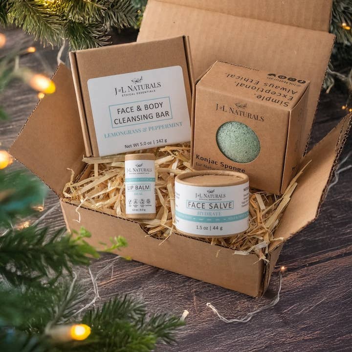 Essentials Hautpflege-Regimen-Set - Urlaubsaccessoires für den Großhandel von J&L Naturals