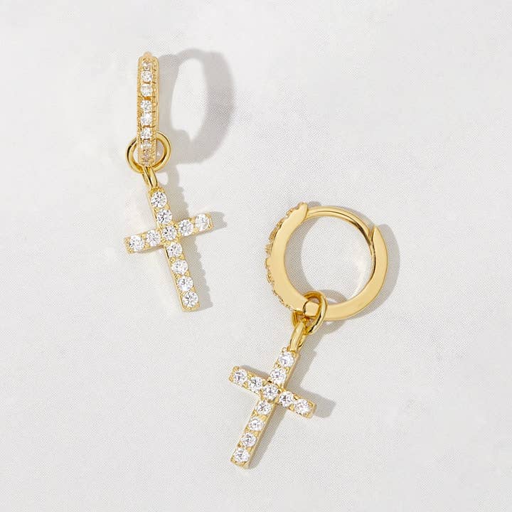 Breloque croix Huggies pour la vente par Sami Jewels