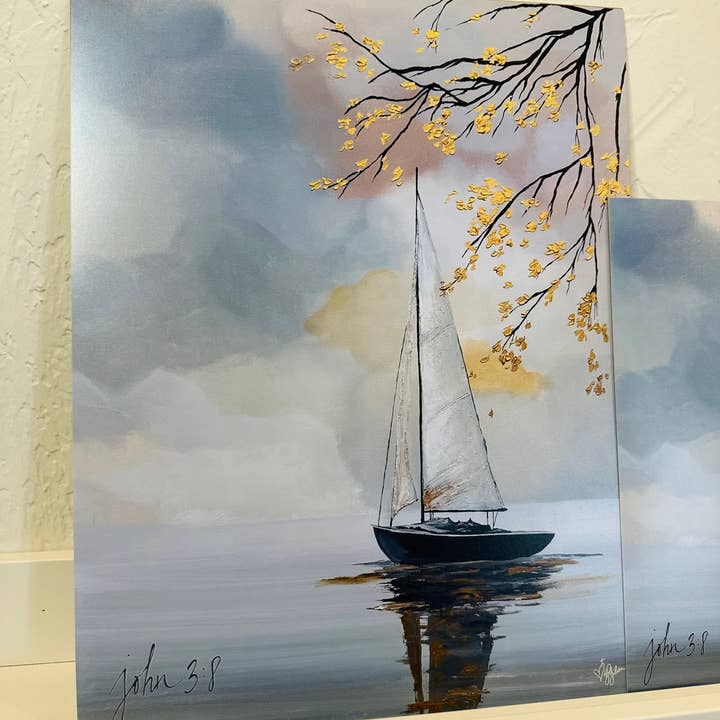 The Wind Blows | John 3:8 - Wall Art Print
• Christian Gift for wholesale by STORY DESIGNS