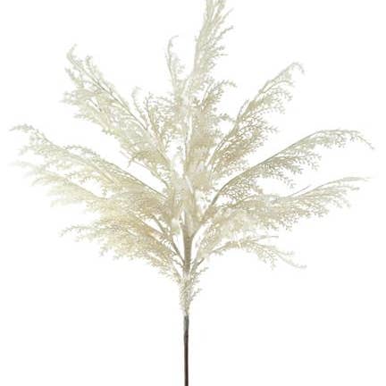 General Wholesale Inc - Wholesale Artificial Flowers - 49"L PAMPAS GRASS PLUME SPRAY - IVORY - FH795834