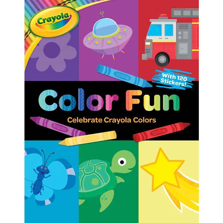 Simon & Schuster - Wholesale Book - Kids - Crayola: Color Fun (A Crayola Coloring Sticker Activity Book for Kids) by BuzzPop