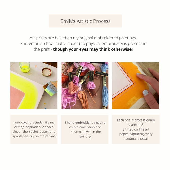 Emily Keating Snyder - Venta al por mayor Ilustración - Impresión de arte abstracto moderno brillante | Rayas rosas y moradas