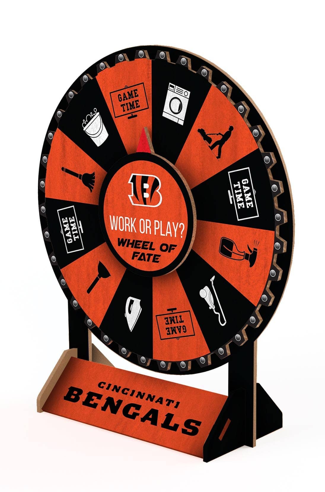 Fan Creations - Wholesale Decorative Tabletop Object - Cincinnati Bengals Wheel of Fate0