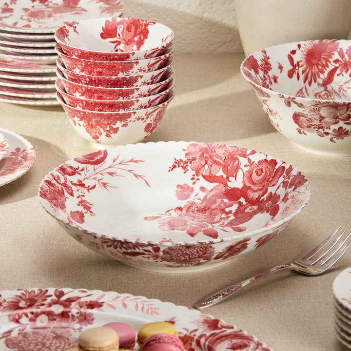 Bol à servir Gabrielle Rose 12 pouces pour la vente par Certified International