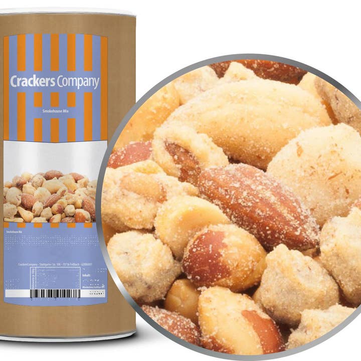 Rökhus mix. PU med 9 st. och 650 g innehåll per pc. för wholesale av CrackersCompany