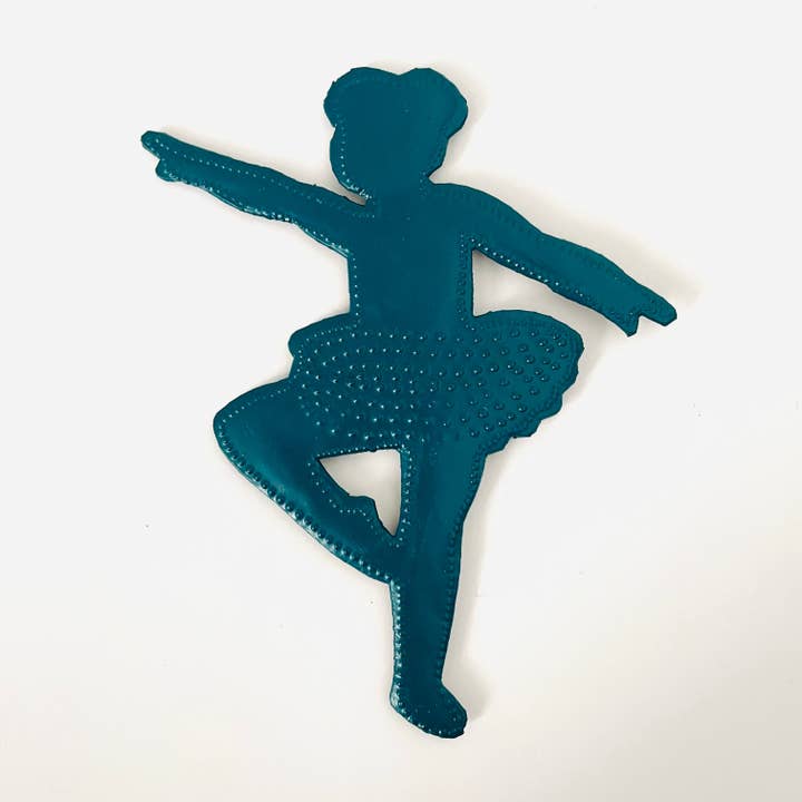 Haiti | Magnet - Ballerina, Dark Teal for wholesale by Beautifully Made Fair Trade