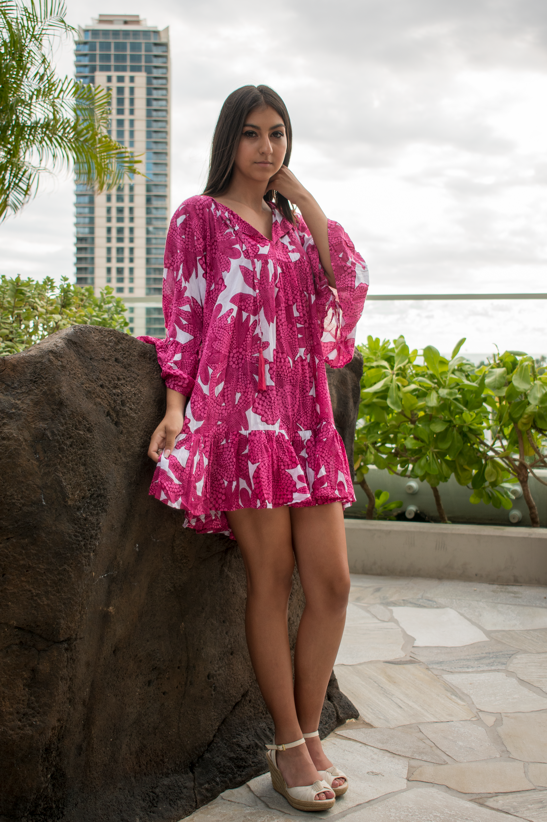 Lani Lau Hawaii – Großhandel Kleid – Damen – Dhalia Moana Kleid0