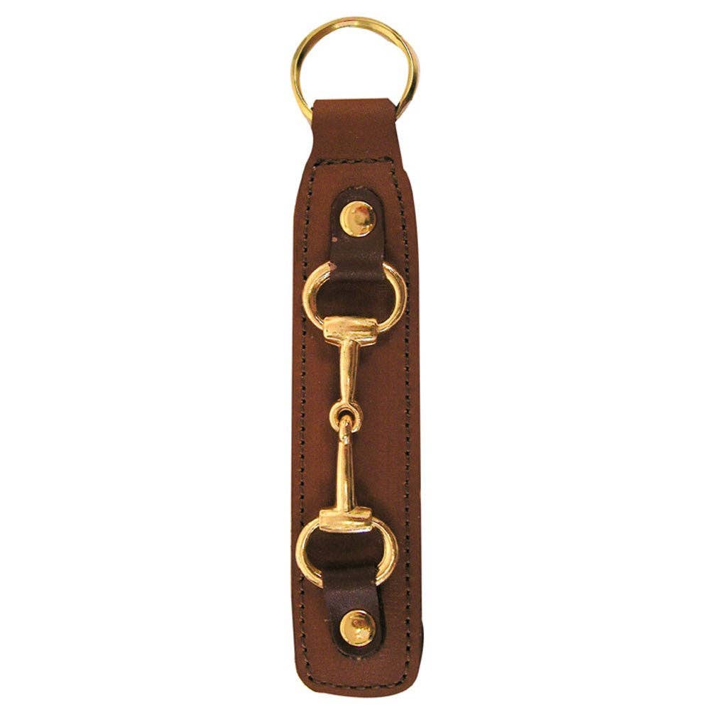 Intrepid International - Wholesale Horseback Riding Gear - Snaffle Bit Leather Key Fob0
