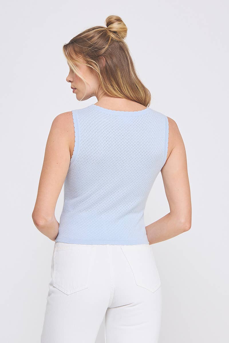 Allie Rose - Wholesale Tank Top - Women's - Soft Fine Gauge Delicate Pointell Tank6