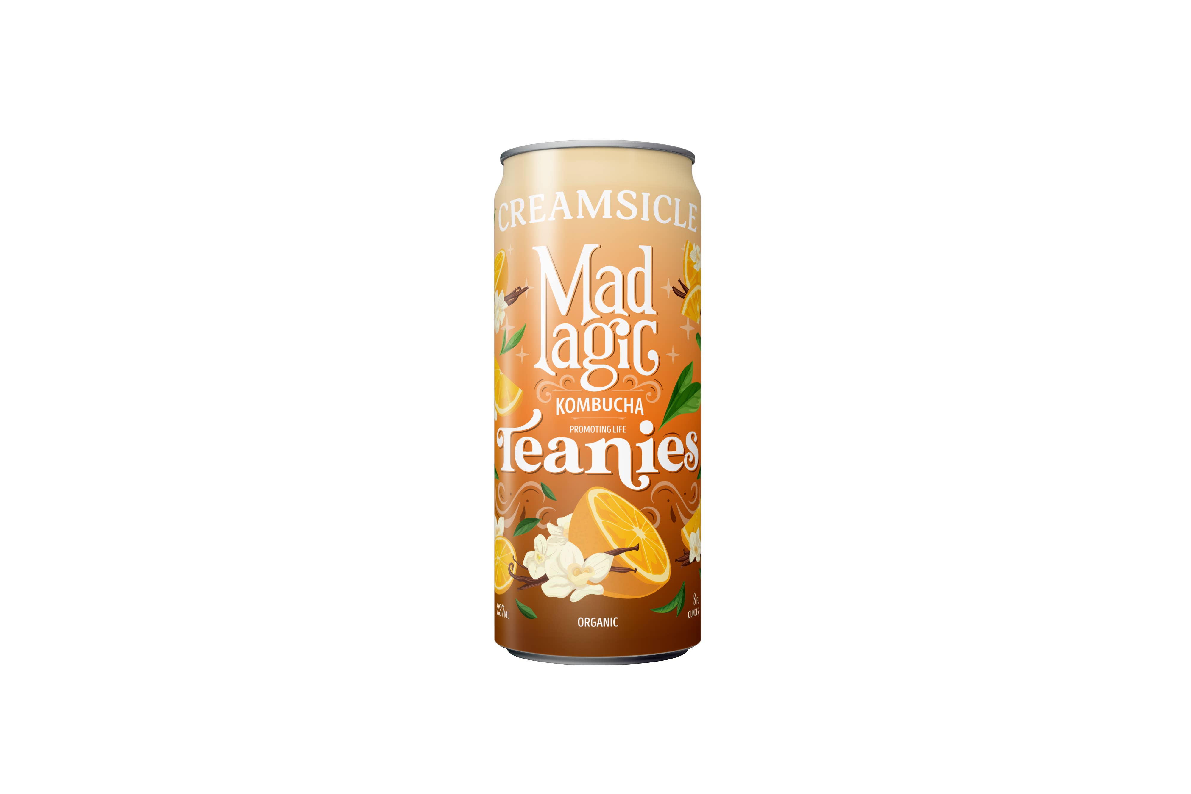 Mad Magic Kombucha - Wholesale Kombucha - Creamisicle Teanies