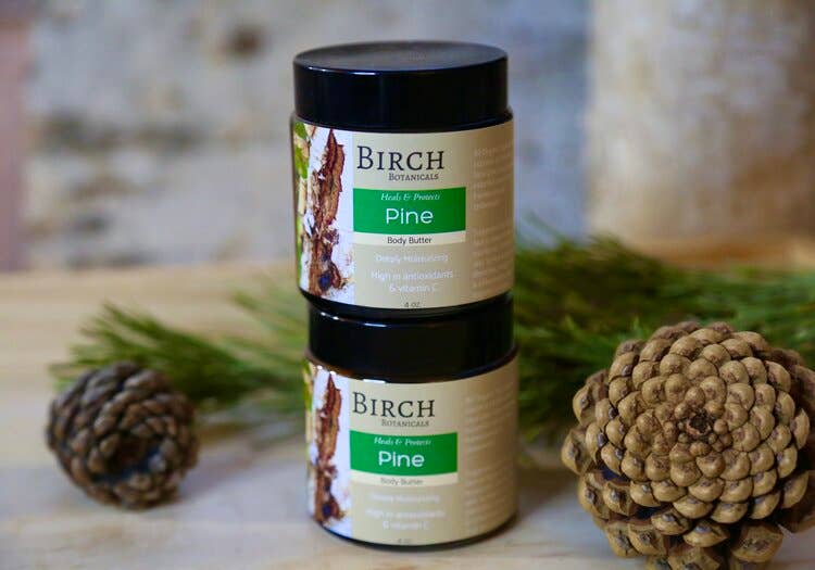 Birch Botanicals - Venta al por mayor Crema corporal - Mantequilla de pino0