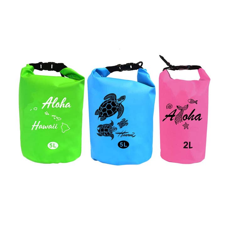 New! NUPOUCH Waterproof Bags Hawaii Set 24pc Beach & Paddle for wholesale by Calla Products