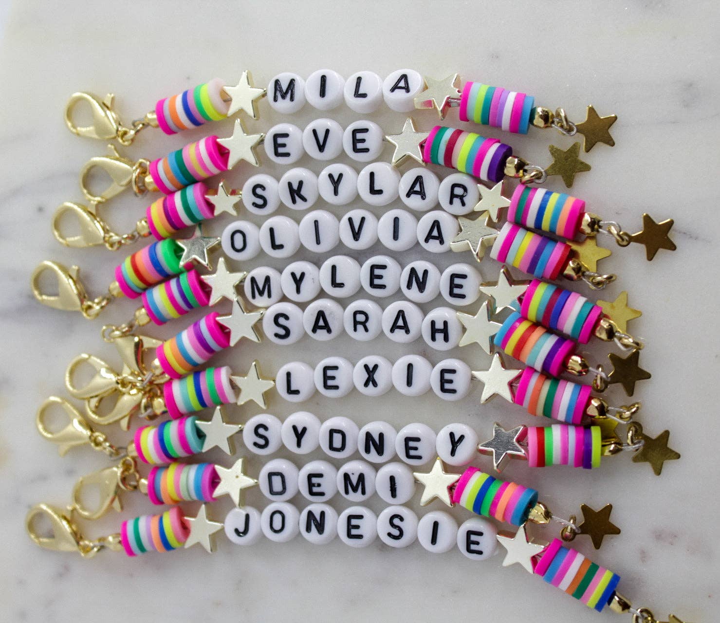 White Daisy Jewelry LLC – Engroshandel Nøglering - Dame – Brugerdefineret navn nøglering11